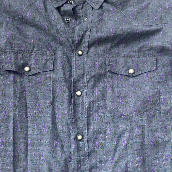 Men’s Hugo Boss Orange Western Style Floral Shirt Size Large - Picture 3 of 9